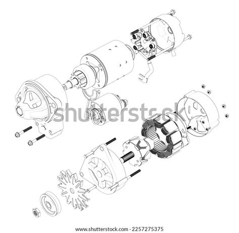 Image result for Alternator Exploded-View