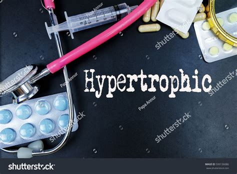 Hypertrophic Word Medical Term Word Medical Stock Photo 599136086 ...