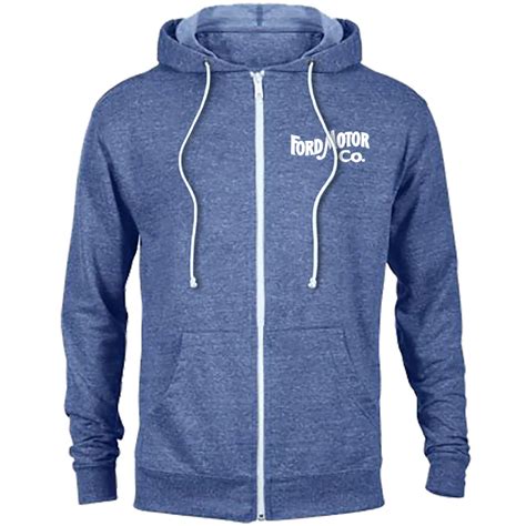 Mustang Men's Ford Motor Full Zip Hoodie - Free Shipping