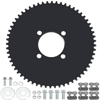 YOXUFA Mini Bike Sprocket 35 Chain Sprocket 60 Tooth with 51mm Bore for ...