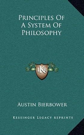Buy Principles of a System of Philosophy Book Online at Low Prices in ...