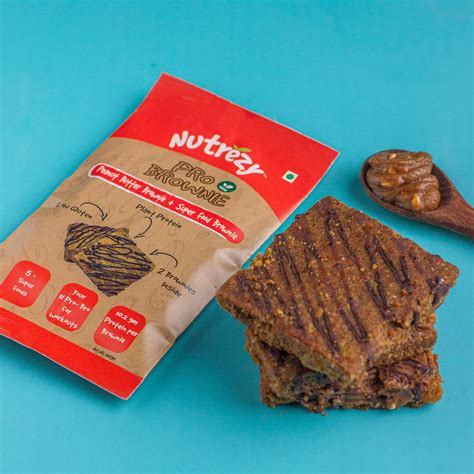 Pro Brownie - Peanut Butter Brownie & Super Seed Brownie 100gms ...