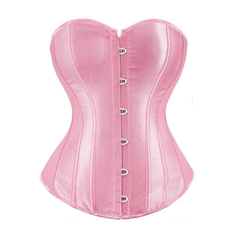 Corset Shirt, Women's Solid Lace Fashion Body Dress Plus Size Fashion ...