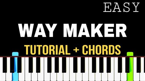Image result for Waymaker Piano Tutorial