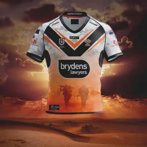 NRL Wests Tigers Anzac Day Jersey Mistake Issue Apology - ESPN