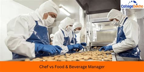 Chef vs Food & Beverage Manager: Course, Career Scope and Salary ...