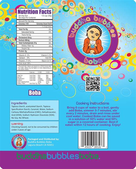 Boba Tea Nutrition Facts - Besto Blog