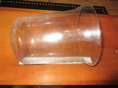 Partylite Replacement Glass Hurricane Insert Floor 3 wick Candle Holder ...