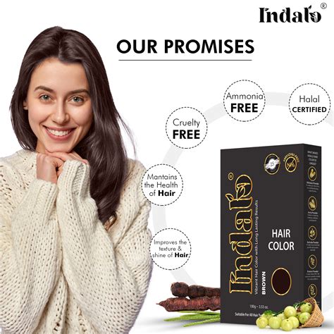 Ammonia Free Brown Hair Color – Long-Lasting Semi-Permanent Color – Indalo