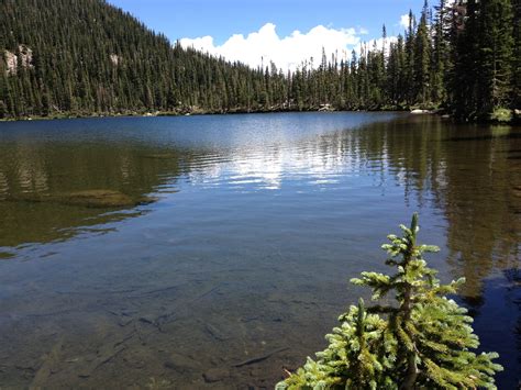 Crater lake and mirror lake monarch lake trailhead indian peaks ...