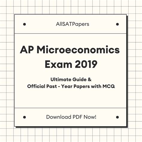Official AP Microeconomics 2019 Full Exam | AP Test with MCQ and Answe ...