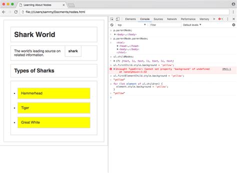 Traverse DOM JavaScript 的图像结果