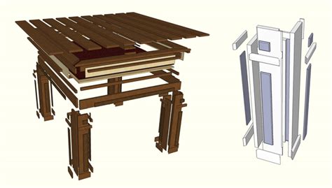 Image result for Table Design Drawing Exploded-View