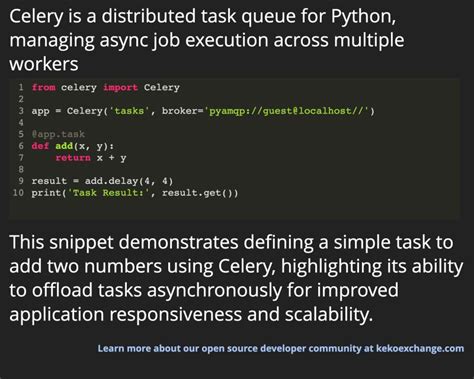 Image result for Python Distributed Task Queue