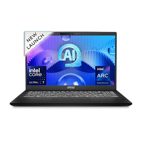 MSI MODERN 15 H AI C1MG-045IN LAPTOP (INTEL CORE ULTRA 7 155H/ 16GB/ 1 ...