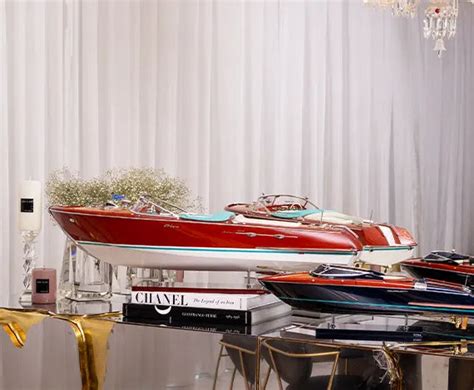 Sarl Kiade Riva Aquarama Special 87cm – Handcrafted Luxury Yacht Model ...