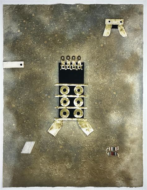 Brian Nissen - English "Mariposa obsidiana 7", 1981 signed limited ...