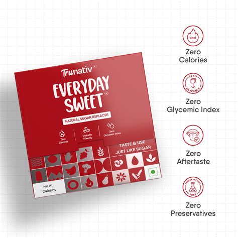 Everyday Sweet | 1:1 Sugar Replacer | Zero Calories | 100% Natural ...