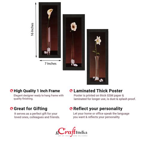 Set of 3 Satin Matt Textured Art Painting - eCraftIndia Online