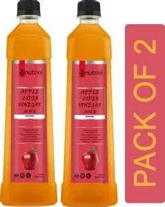 Nutriol Organic Apple Cider Vinegar - with strand of mother, (S23 ...