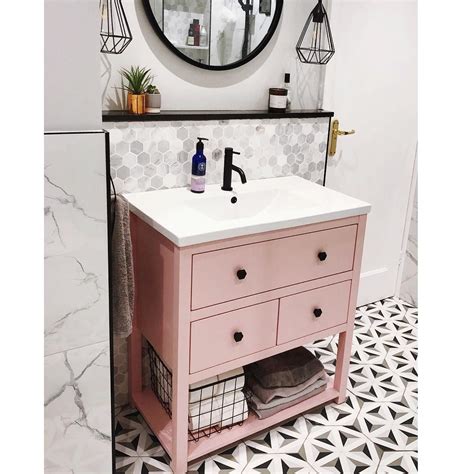Blush Pink Bathroom Vanity – HOMYSTYLE