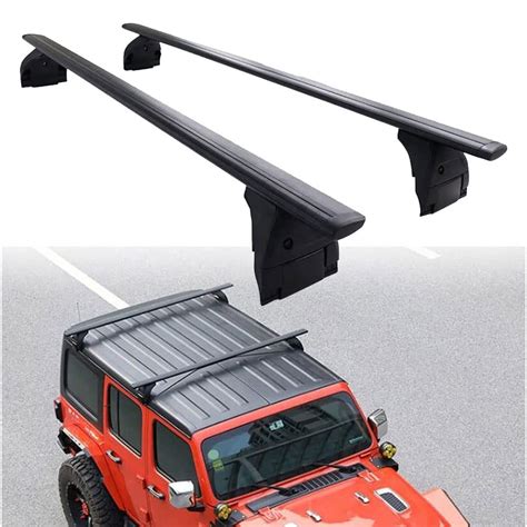 Buy Aluminium Car Roof Rack Bars for Jeep Wrangler JL JK 2007-2021 ...