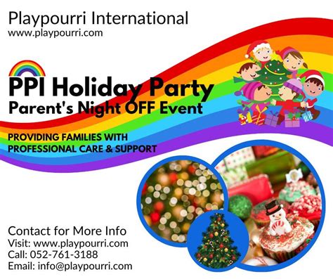 Parents’ Night Off - Holiday Party, Playpourri International, Nagoya, 7 ...