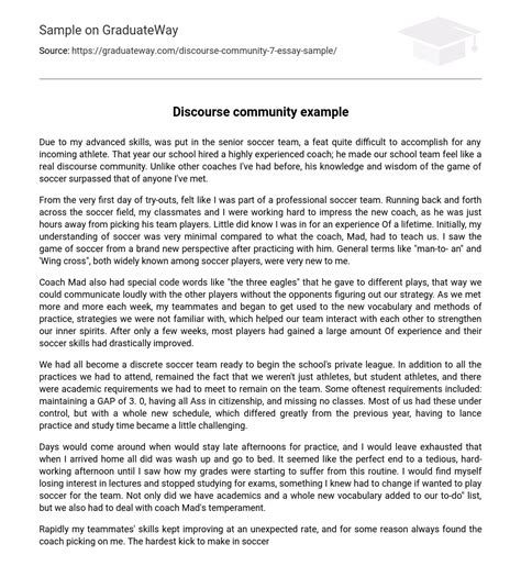 Image result for Discourse Community Examples