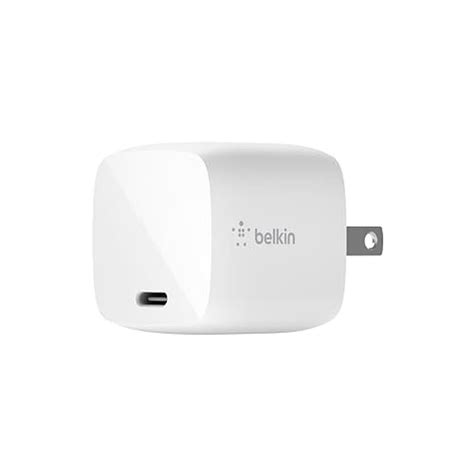 Belkin USB C Charger Block 30W - GaN Power Delivery - Fast Charging US ...
