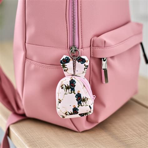 Mini Coin Purse with Keychain – Compact Zipper Coin Wallet for Keys, C ...