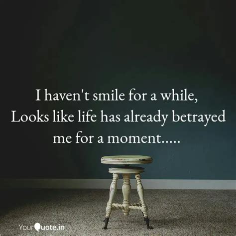 I haven't smile for a whi... | Quotes & Writings by Preetish Mandaokar ...