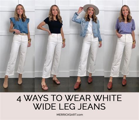 What To Wear With Wide Leg White Jeans at Latasha Tiffany blog