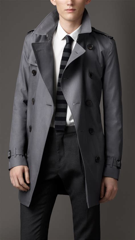 burberry mid length trench coat