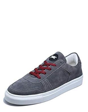 Buy DOC Martin Mens Grey Hercules Classic Suede Casual Lace Up Sneakers ...
