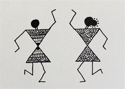 Warli Painting Borders