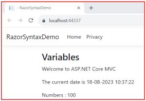 Image result for C# Razor Syntax Quick Reference