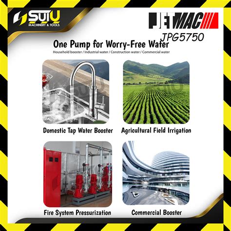 [AUTOMATIC] JETMAC JPG5750 / JPG 5750 Self Priming Water Pump / Pam Air ...