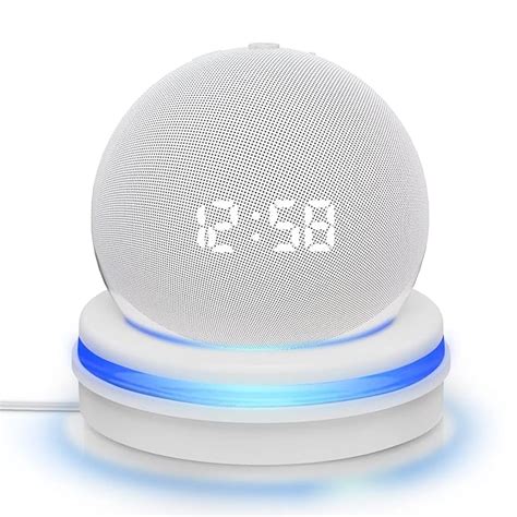 JERN Echo Dot Table Holder, Light Guide Mount Bracket, Built-in Cable ...