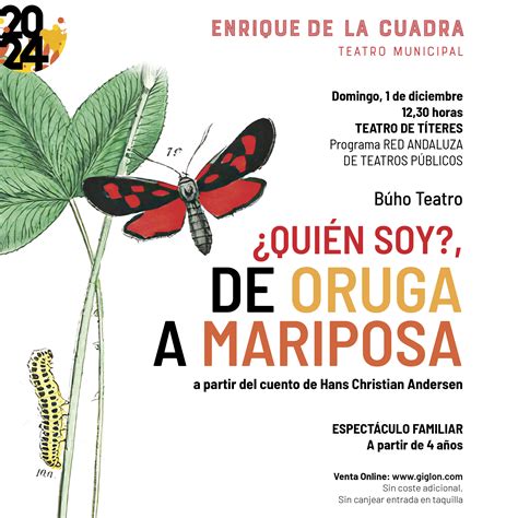 VENTA DE ENTRADAS | ¿QUIÉN SOY?, DE ORUGA A MARIPOSA | TEATRO MUNICIPAL ...
