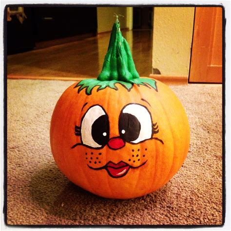 Painted Pumpkin Faces