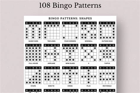 Image result for Examples of Bingo Patterns