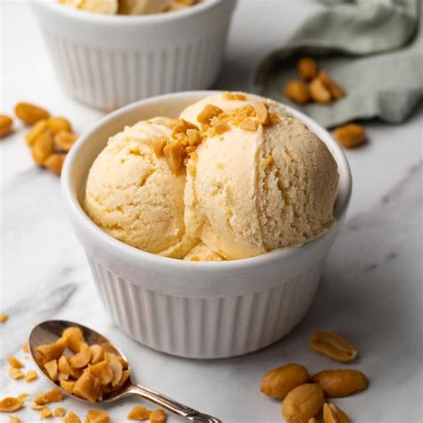 Peanut Butter Ice Cream Four Ingredient Peanut Butter Ice Cream