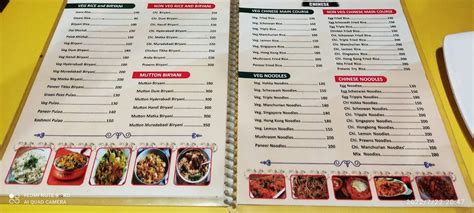 Menu at HOTEL JAY MALHAR, Bokadvira
