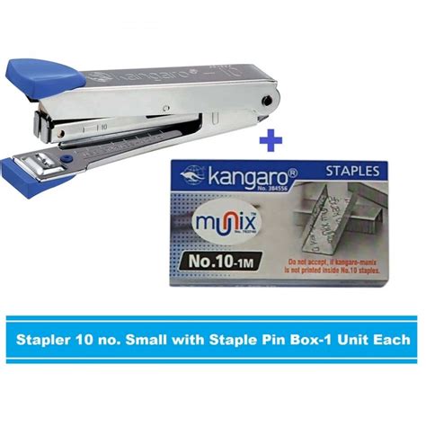 Kangaro Stapler No. 10 With Stapler Pin Pack