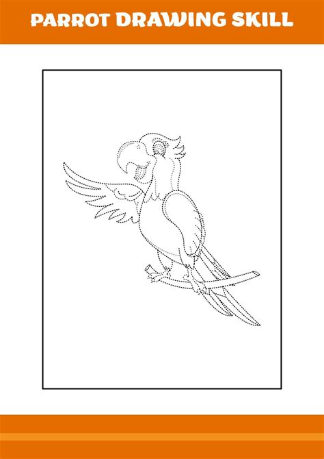 Image result for Parrot Drawing Printable