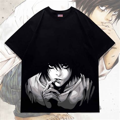 Death Note L Portrait Oversized Tee – Realitees