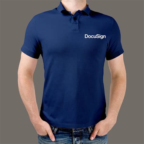 Docusign's Digital Deal Polo - Signature Style for Men - TEEZ.in