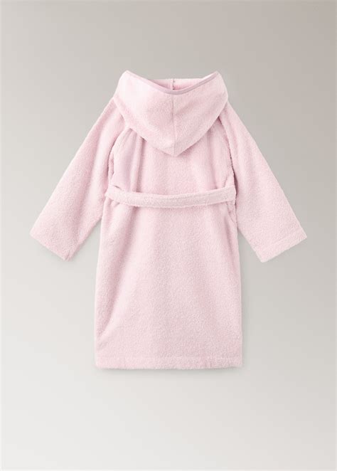 Children's cotton bathrobe with contrasting trim - Home | MANGO Ireland