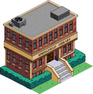 Image result for Simpsons Tapped Out Springfield Library