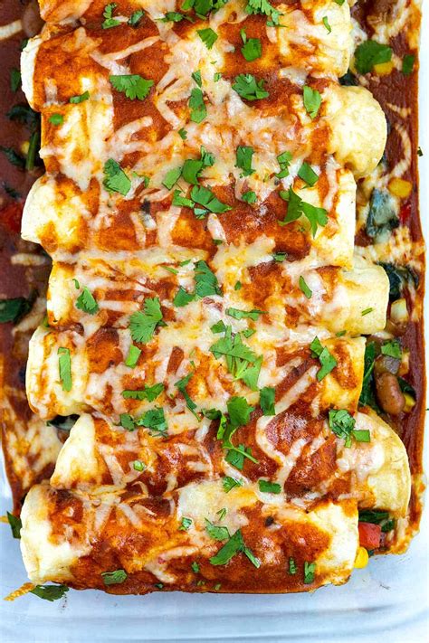 Easy Veggie Enchiladas Recipe